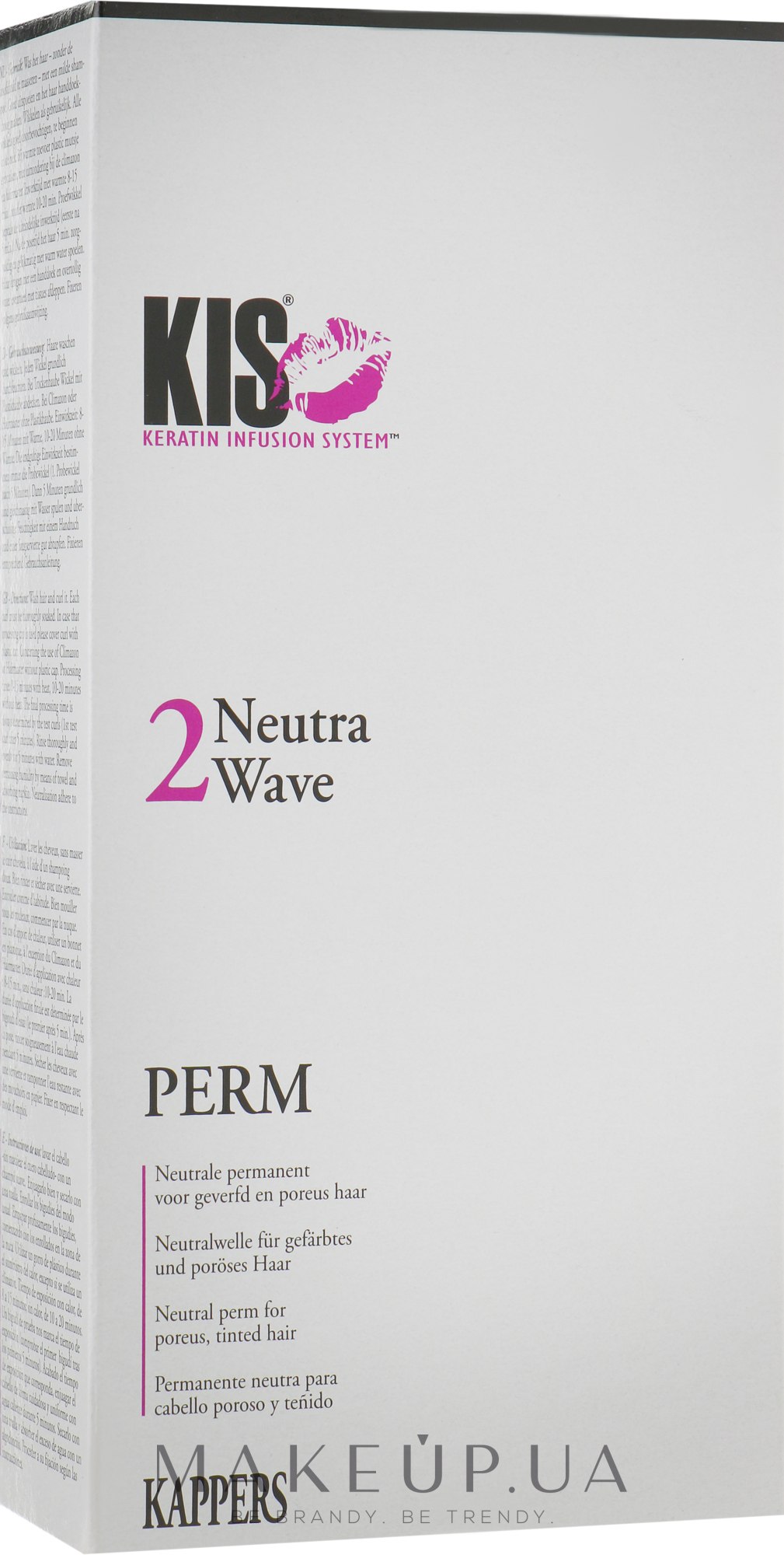 Средство для химической завивки волос, щадящее, для окрашенных волос - Kis NeutraWave 2 Perm  — фото 80ml