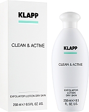 Ексфоліатор для сухої шкіри - Klapp Clean & Active Exfoliator Dry Skin — фото N2