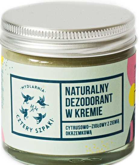 Дезодорант-крем з цитрусово-трав'яним запахом - Cztery Szpaki — фото N1
