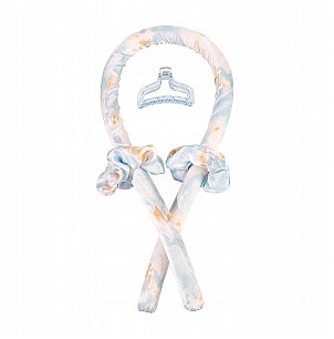 Набор для создания локонов, голубой с розовым, 5 продуктов - Ecarla Curling Headband Kit — фото N1
