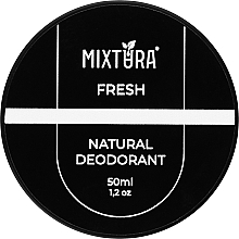 Парфумерія, косметика Натуральний крем-дезодорант "Свіжість" - Mixtura Fresh Natural Deodorant