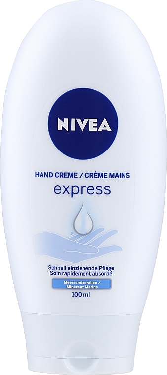 Крем для рук з морськими мінералами - NIVEA Express Care Hand Cream — фото N1