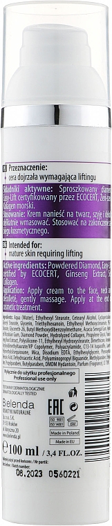 Алмазный крем с эффектом лифтинга - Bielenda Professional Face Program Diamond Lifting Face Cream — фото N2