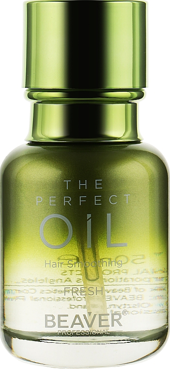 Масло для волос парфюмированное для восстановления секущихся кончиков - Beaver Professional Expert Hydro The Perfect Oil Hair Smoothing Fresh