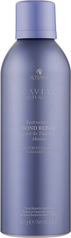 Мусс для волос - Alterna Caviar Anti-Aging Restructuring Bond Repair leave-in treat Mousse — фото N1
