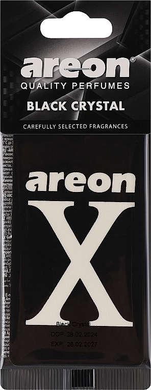 Ароматизатор "Черный кристалл" - Areon X Quality Perfume Black Crystal — фото N1