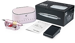 Фрезер для маникюра и педикюра, розовый - Bucos Nail Drill X3 Pro Light Pink — фото N3