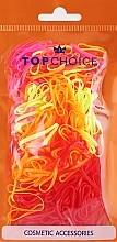 Духи, Парфюмерия, косметика Резинки для волос 22999, розовые + желтые + оранжевые + красные - Top Choice