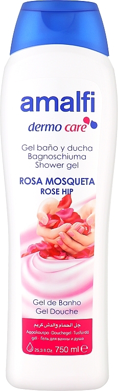 Гель для душу і ванни "Шипшина" - Amalfi Skin Rosa Mosqueta Shower Gel — фото N3