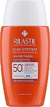 Духи, Парфюмерия, косметика Увлажняющий солнцезащитный флюид для лица на водной основе с SPF 50 - Rilastil Sun System Fluide Water Touch SPF 50+