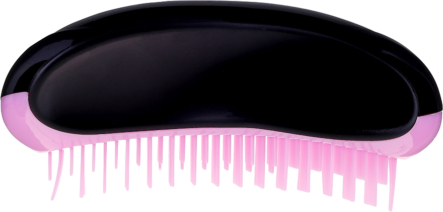 Щетка для волос, черная с нежно-розовым - Twish Spiky 1 Hair Brush Black & Light Pink — фото N2