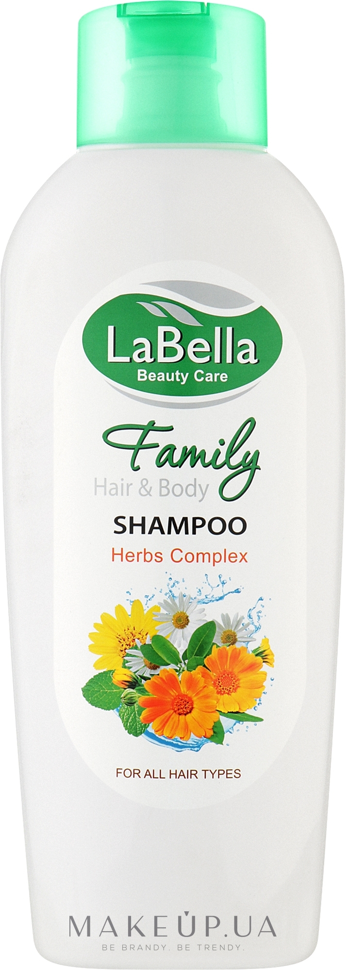 Шампунь для волос и тела - La Bella Family Shampoo Herbs Complex — фото 750ml