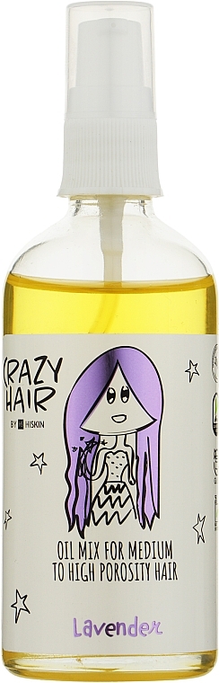 Мікс олій для волосся середньої та високої пористості - HiSkin Crazy Hair Oil Mix For Medium And High Porosity Hair — фото N1