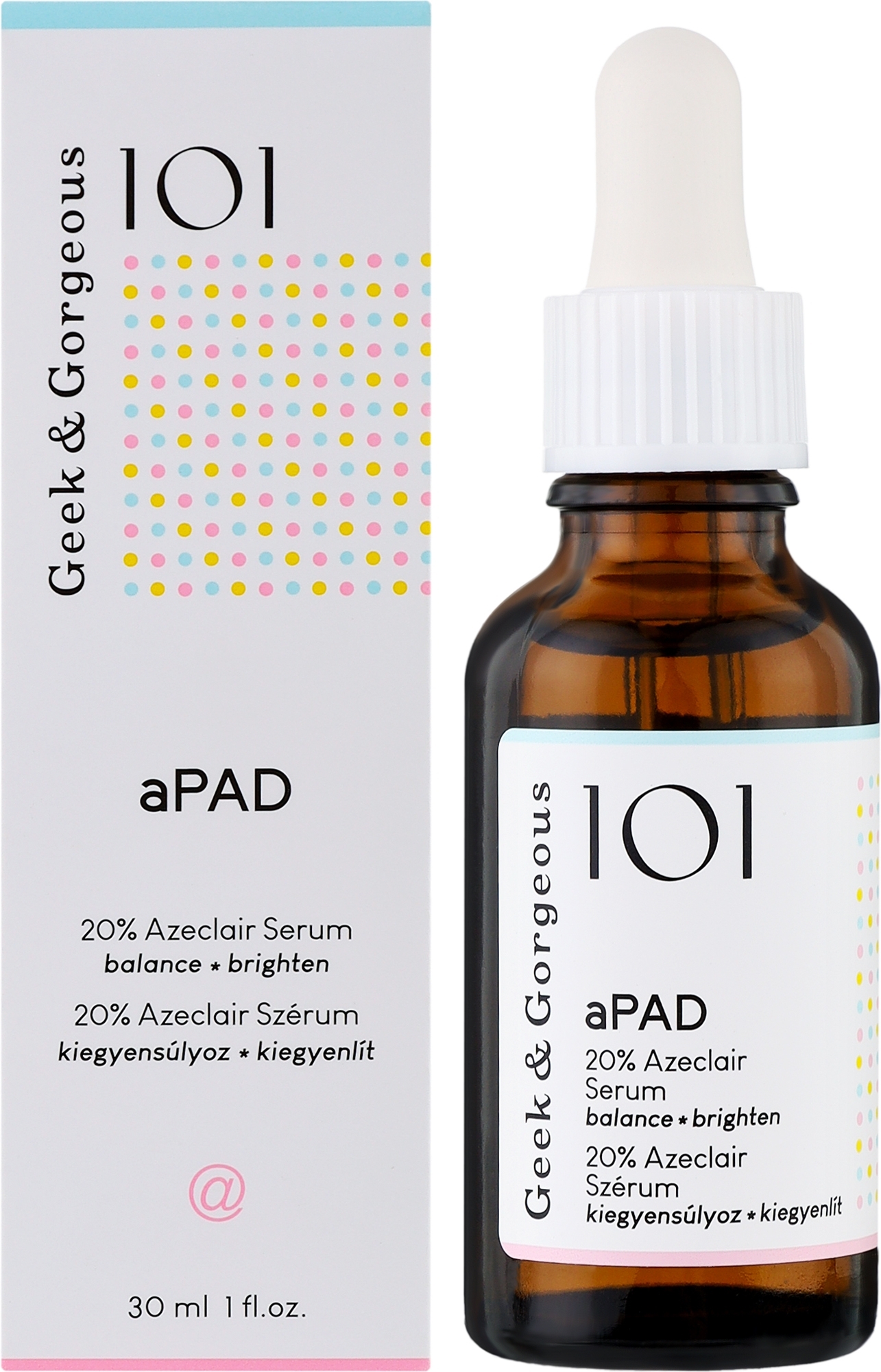 Сыворотка для лица - Geek & Gorgeous APad 20% Azeclair Acid Serum — фото 30ml