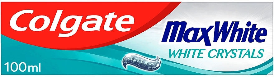 Зубная паста отбеливающая - Colgate Max White White Crystals — фото N4