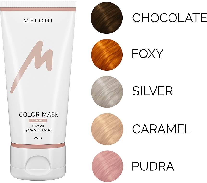 Тонирующая маска для волос - Meloni Color Mask — фото N3