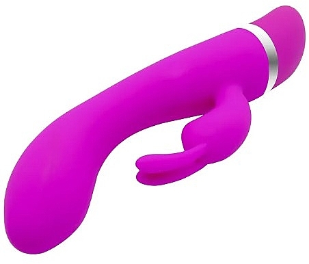 Багатошвидкісний вібратор-кролик, фіолетовий - Baile Pretty Love Freda Vibrator — фото N2