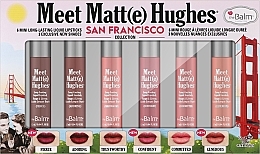 Духи, Парфюмерия, косметика Набір рідких матових помад - TheBalm Meet Matt(e) Hughes Mini Kit San Francisco (lipstick/6x1,2ml)