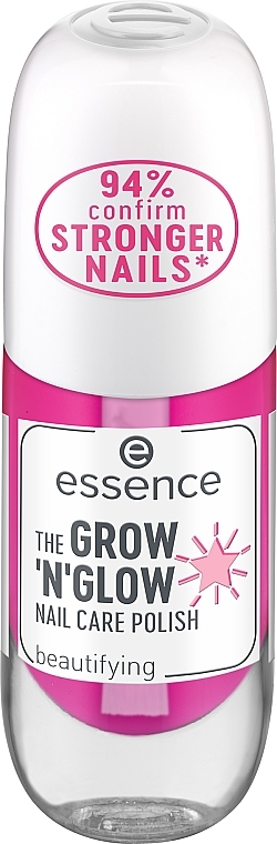 Зміцнювач для нігтів - Essence The Grow'n'glow Nail Care Polish — фото N1