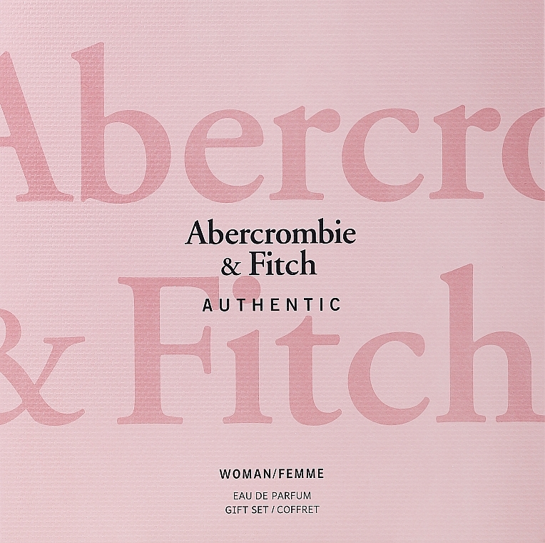 УЦЕНКА Abercrombie & Fitch Authentic - Набор (edp/100ml + edp/15ml + b/lot/200ml) * — фото N1