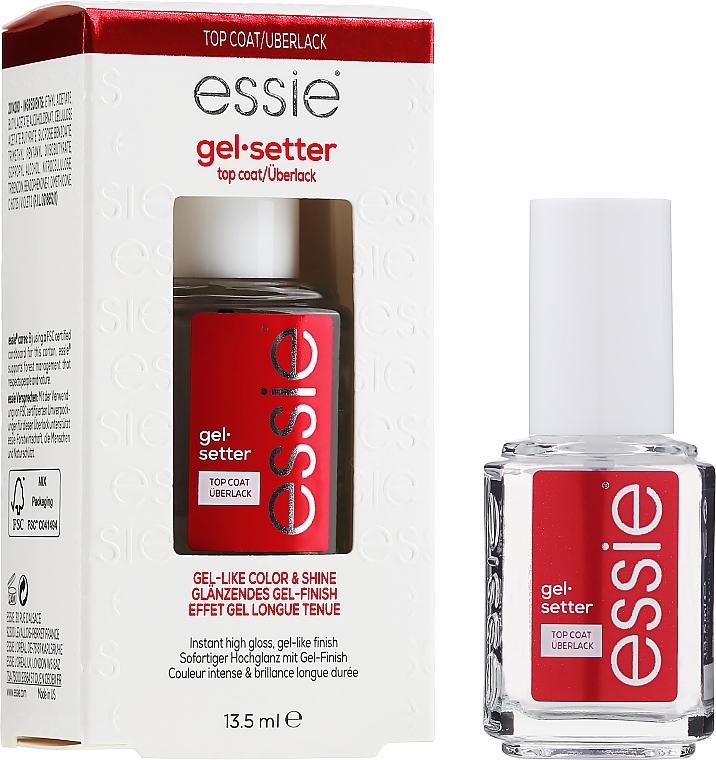 Закрепитель для лака - Essie Gel Setter Top Coat Gel-Like Color&Shine — фото N2