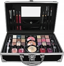 Бьюти-кейс, черный - Cosmetic 2K Fabulous Beauty Train Case Black — фото N4