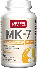 Наиболее активная форма витамина K2 - Jarrow Formulas Vitamin K2 MK-7 180mcg — фото N1
