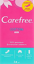 Гигиенические ежедневные прокладки со свежим ароматом, 34шт - Carefree Cotton Fresh — фото N4