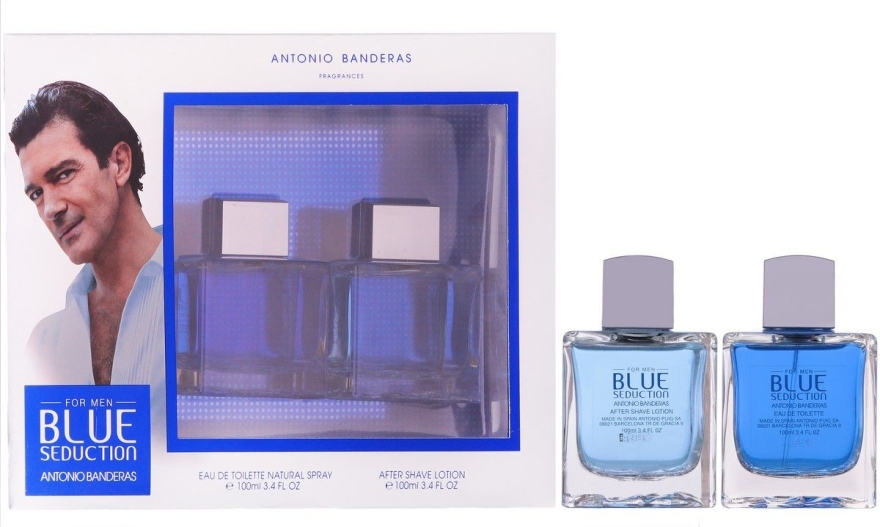 Antonio Banderas Blue Seduction - Набор (edt/100ml + a/sh/lot/100ml)