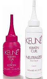 Кератиновый лосьон для волос - Keune Keratin Curl Lotion 2 + Neutralizer — фото N1