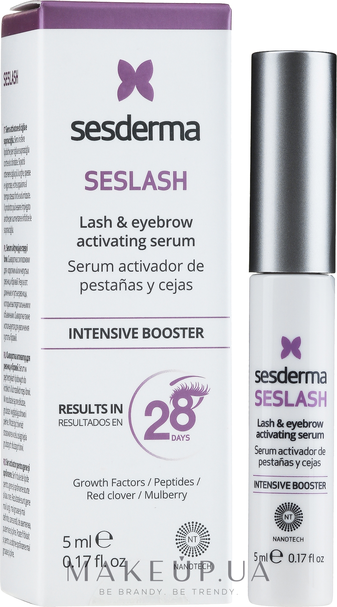 Сироватка для вій і брів - SesDerma Seslash Lash & Eyebrow Growth-booster — фото 5ml