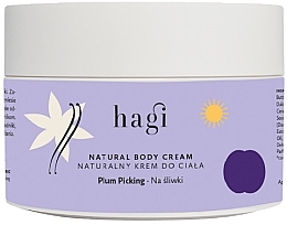 Парфумерія, косметика Крем для тіла "Слива" - Hagi Plum Picking Natural Body Cream