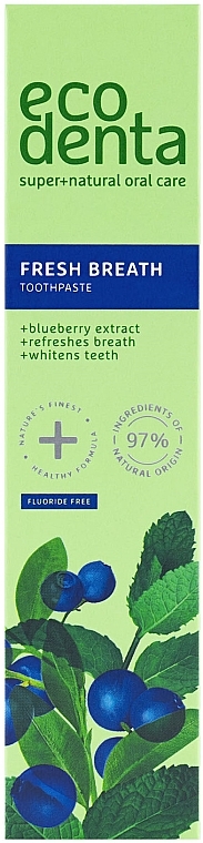 Зубна паста "Свіже дихання" з чорницею - Ecodenta Green Line — фото N3
