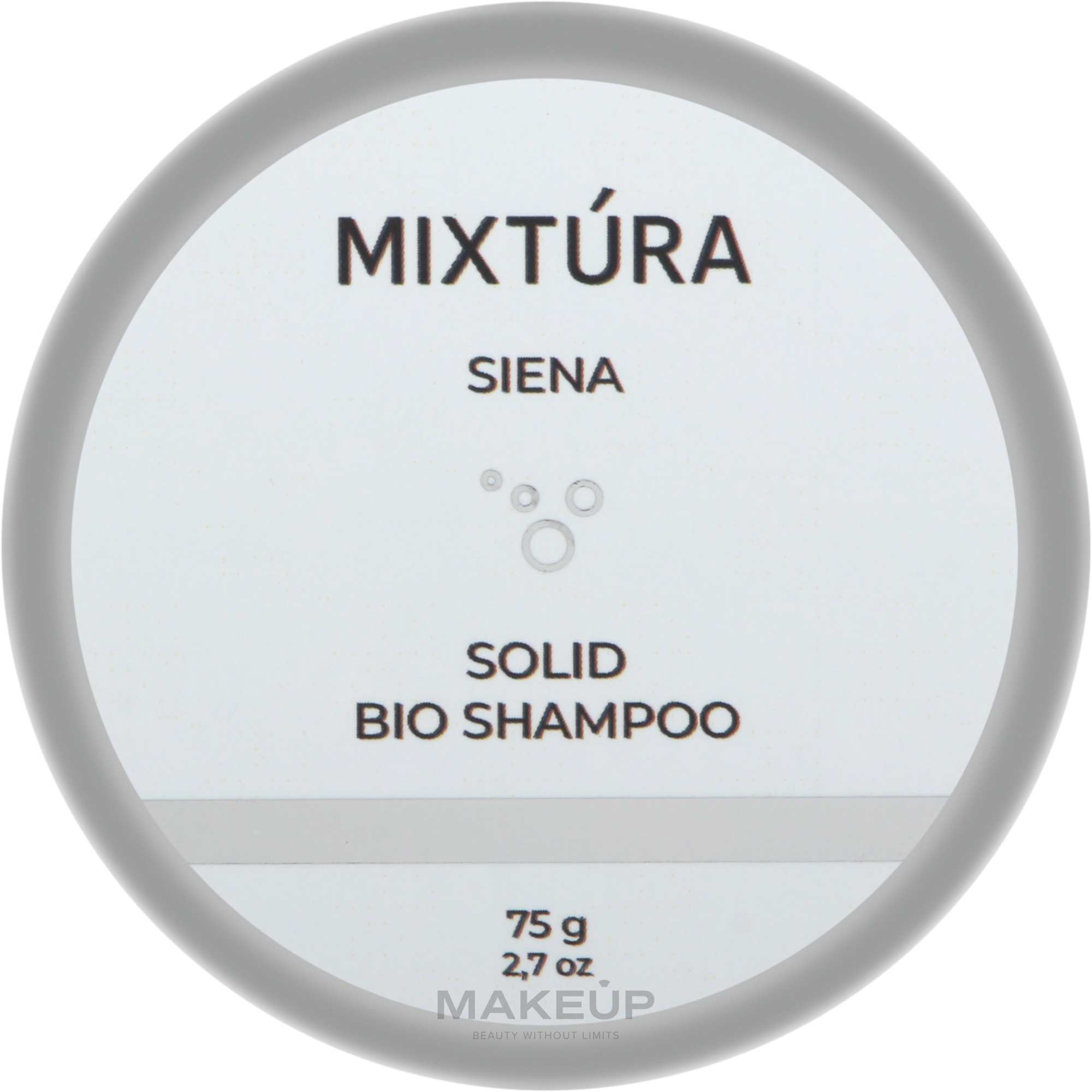 Твердый шампунь - Mixtura Siena Solid Bio Shampoo — фото 75g
