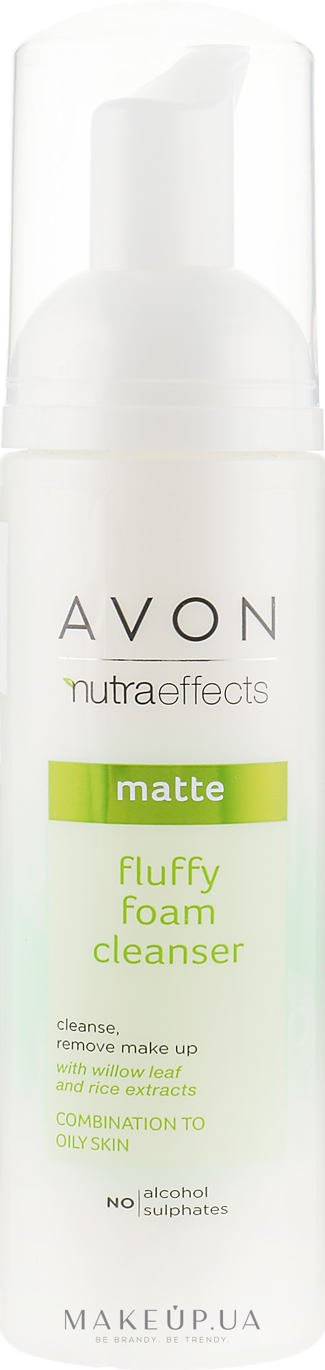 Освежающая пенка для умывания - Avon Nutra Effects Matte Fluffy Foam Cleanser — фото 150ml