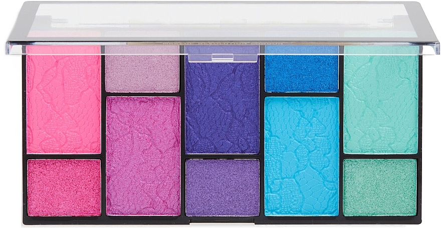 Палитра теней для век - Makeup Revolution Reloaded Dimension Eyeshadow Palette Vivid Passion — фото N2