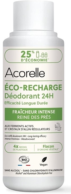 Шариковый дезодорант - Acorelle Deodorant Roll On 24H Fraicheur Intense Eco-refill (сменный блок) — фото N1