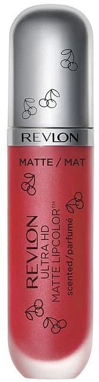 Жидкая помада "The Cherry Reds" - Revlon Ultra HD Matte Lipcolor Scented — фото N1