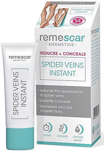 Крем від судинних зірочок - Remescar Spider Veins Instant Cream — фото N1