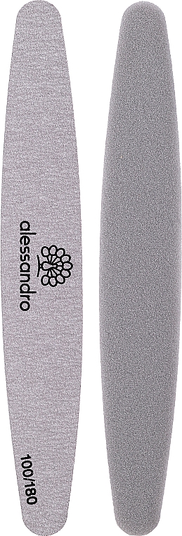 Двухсторонняя пилочка для ногтей 100/180, 45-226 - Alessandro International Hybrid Buffer File — фото N1