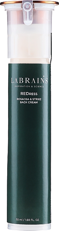 Крем для шкіри обличчя, ураженої розацеа - Labrains Redress Rosacea & Strike Back Cream (запаска) — фото N2