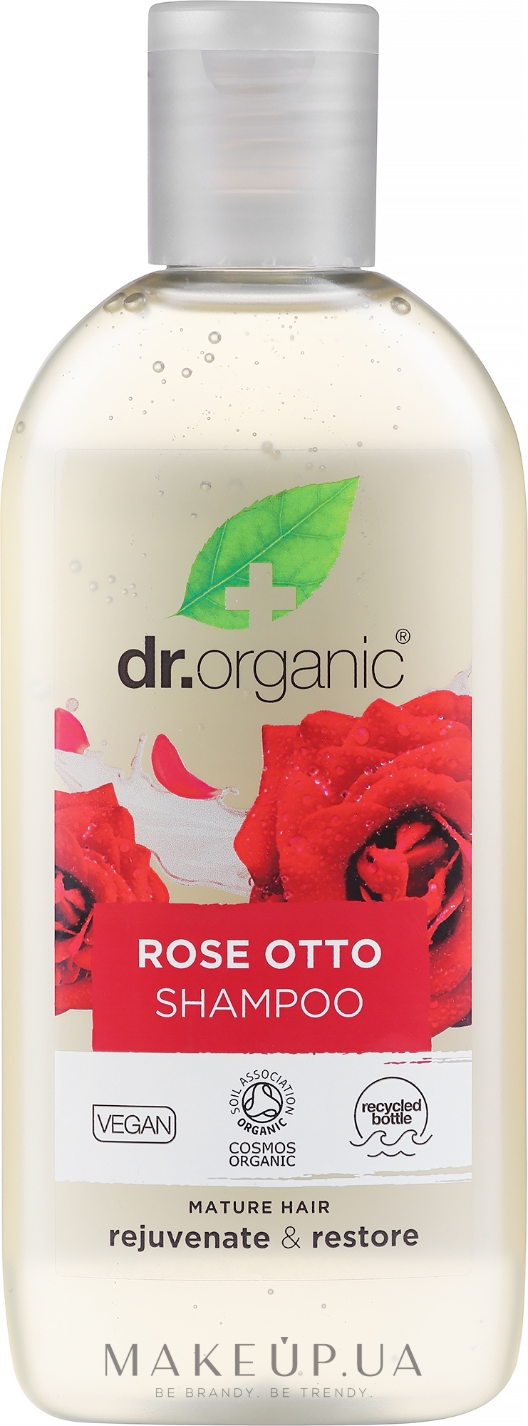 Шампунь для волосся з трояндою - Dr. Organic Bioactive Haircare Organic Rose Otto Shampoo — фото 265ml