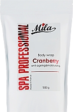 Парфумерія, косметика Обгортання для тіла зігрівальне "Журавлина" - Mila Body Wrap Cranberry