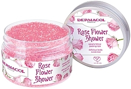 Скраб для тіла "Троянда" - Dermacol Rose Flower Shower Delicious Body Scrub — фото N1