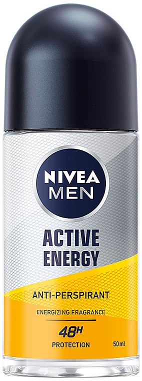 Антиперспірант кульковий "Активна енергія" - NIVEA MEN Active Energy Anti-Perspirant — фото N1