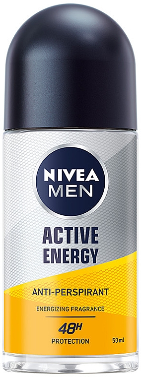 Антиперспирант шариковый "Активная энергия" - NIVEA MEN Active Energy Anti-Perspirant — фото N1