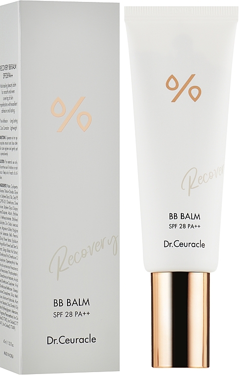 УЦЕНКА Крем-бальзам с матирующим эффектом для лица - Dr.Ceuracle Recovery BB Balm SPf 28 Pa++ * — фото N2