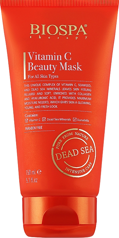 Маска краси для обличчя з вітаміном С - Sea of Spa Bio Spa Vitamin C Beauty Mask — фото N1