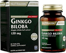 Растительная добавка "Гинкго билоба" - Nutraxin — фото N2
