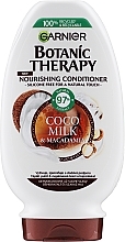 Бальзам-кондиціонер "Кокосове молочко і макадамія" для сухого волосся - Garnier Botanic Therapy Coco Milk & Macadamia Nourishing & Softening Balm-Conditioner — фото N1